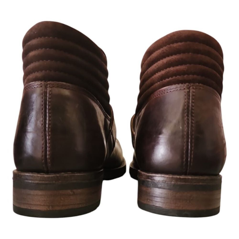 Sebago Laney Hiker Boot Burgundy Leather Buckle Lace Up Size 10 - Picture 12 of 15